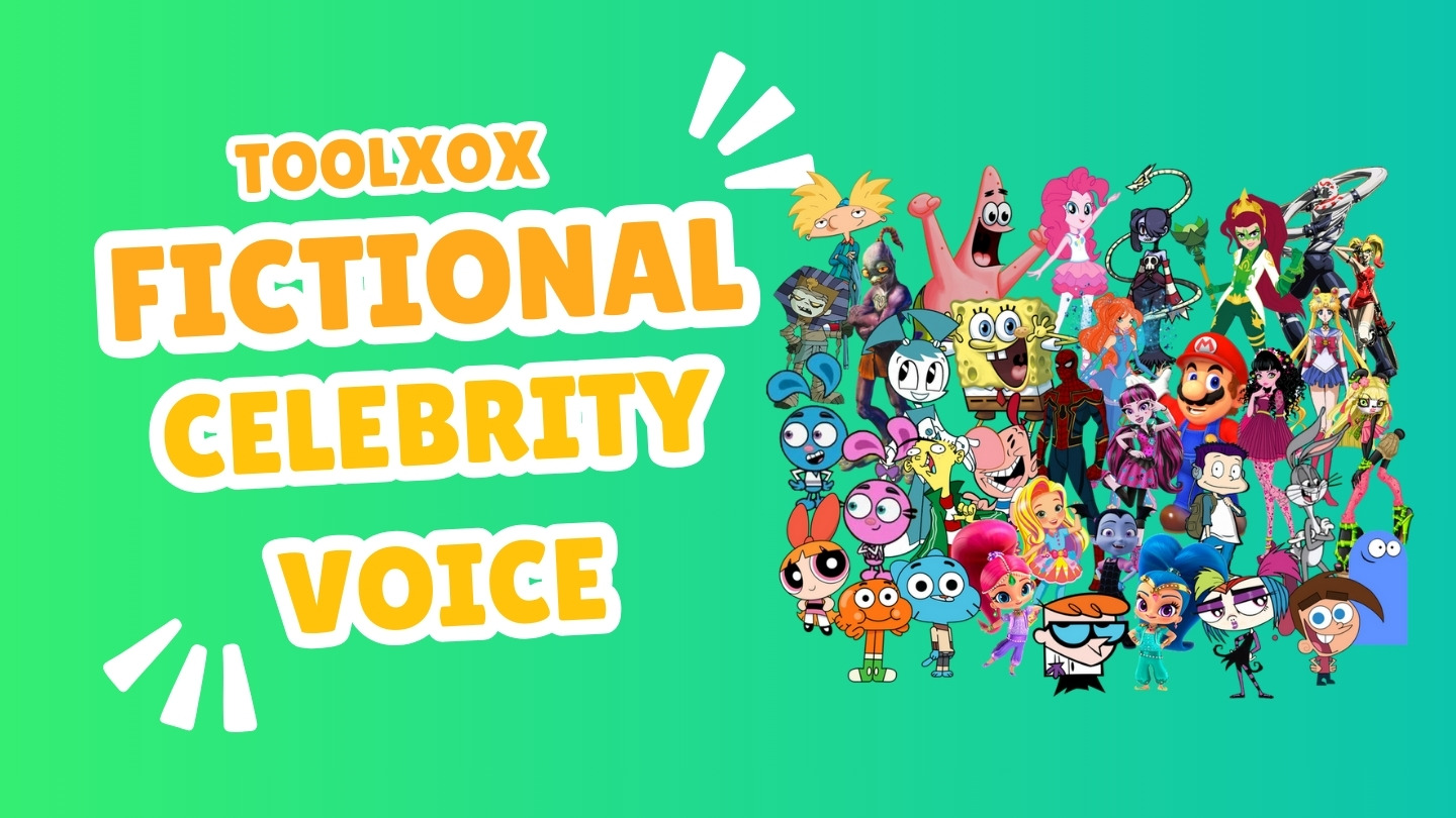 Fictional celebrity AI voice